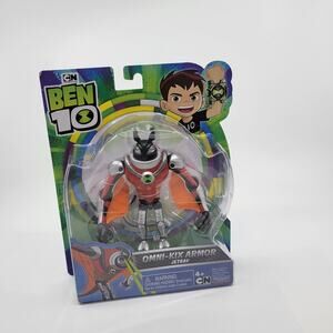 Ben 10 2020 Cartoon Network Omni-Kix Armor JETRAY 5" Action Figure New, sealed